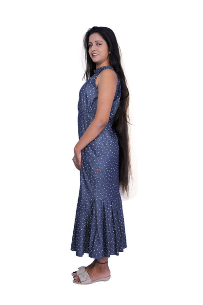 Blue Denim Bodycon Dress | S3D428