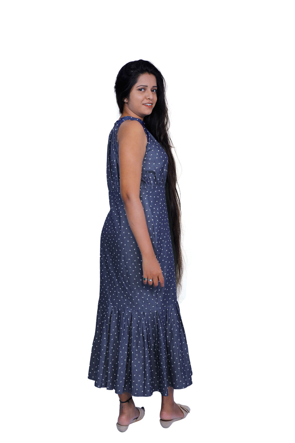 Blue Denim Bodycon Dress | S3D428
