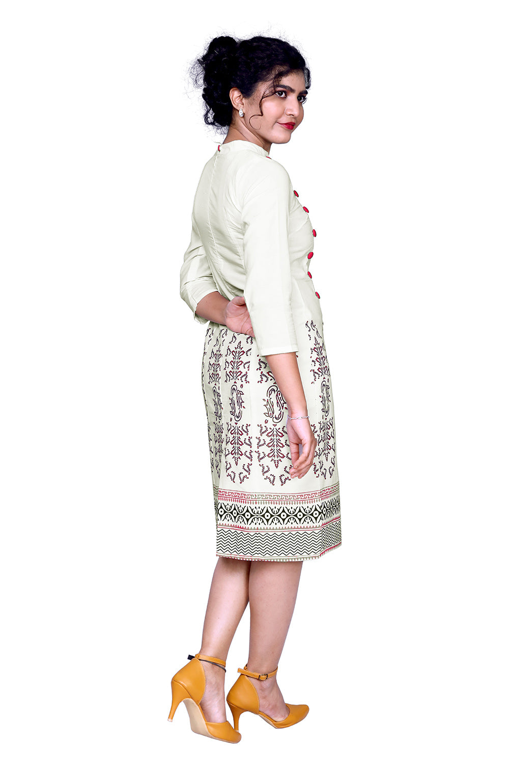 Women Bodycon White Dress | S3K761
