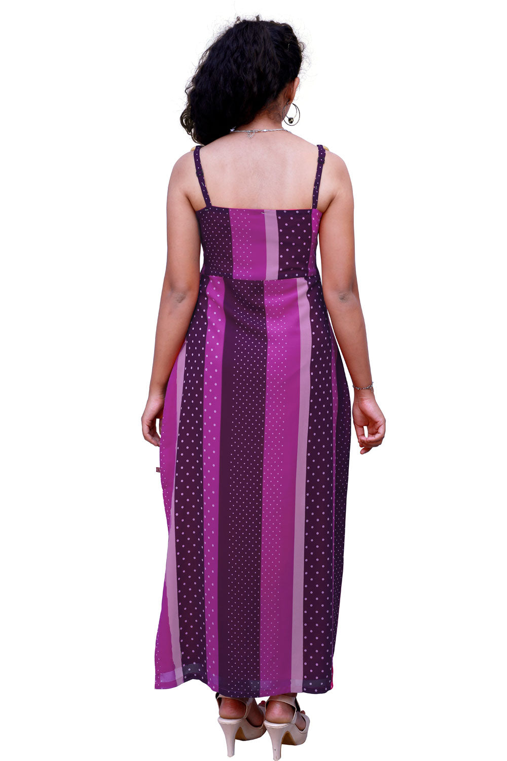Women Maxi Pink Dress | S3W213
