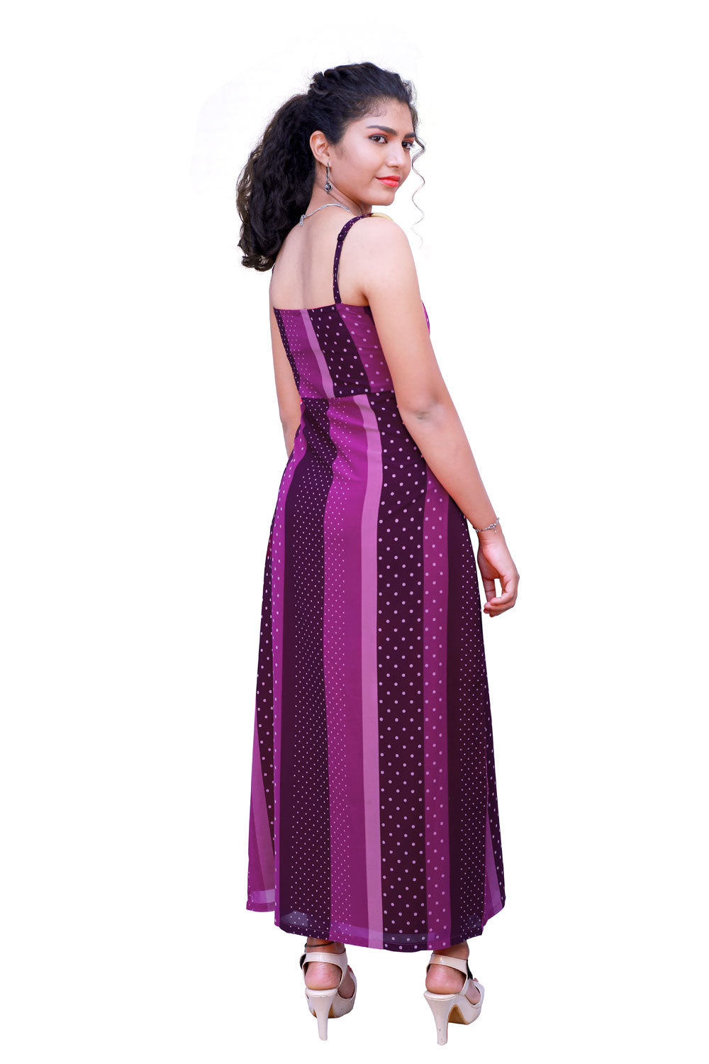 Women Maxi Pink Dress | S3W213