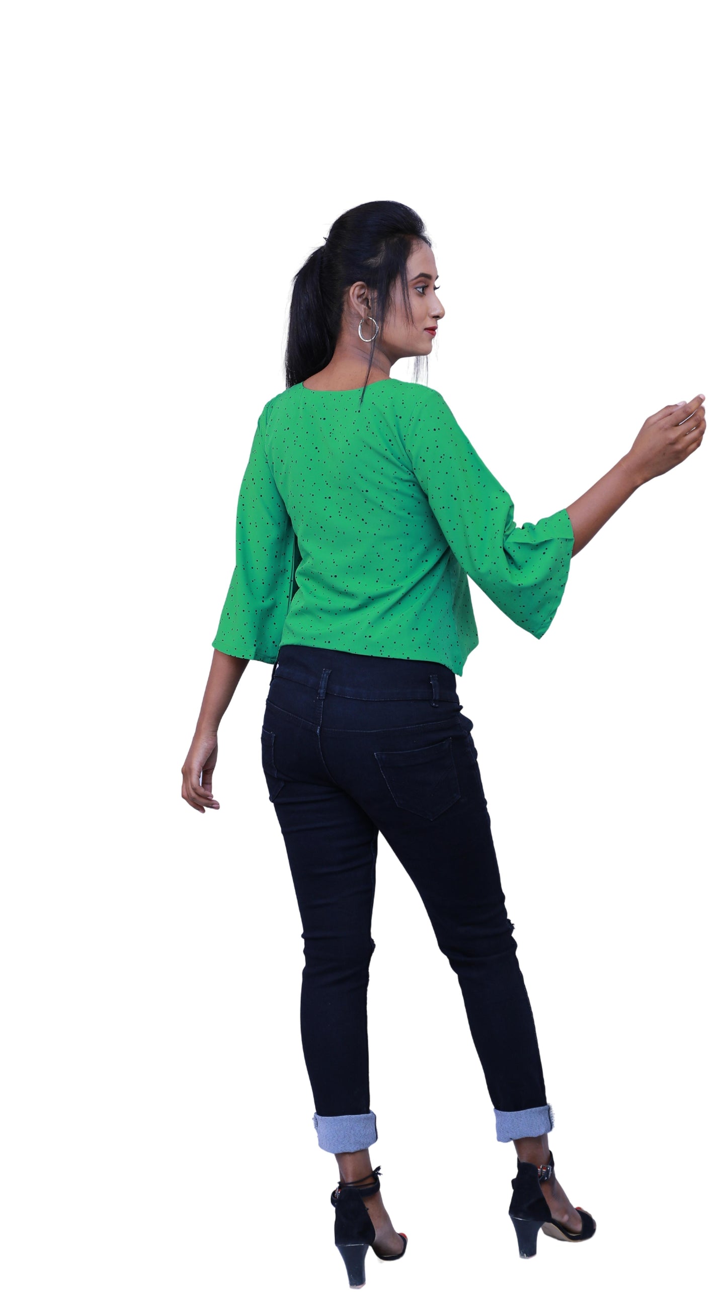 Parrot Green short top | S3T277
