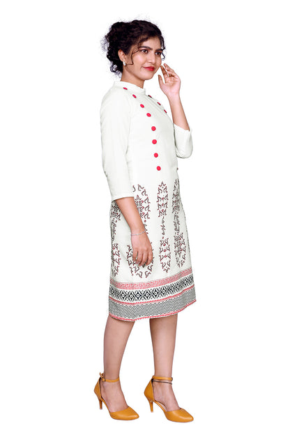 Women Bodycon White Dress | S3K761