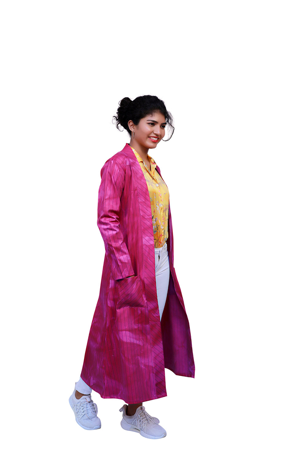 Pink Cotton Tie and Die Jacket | S3S586