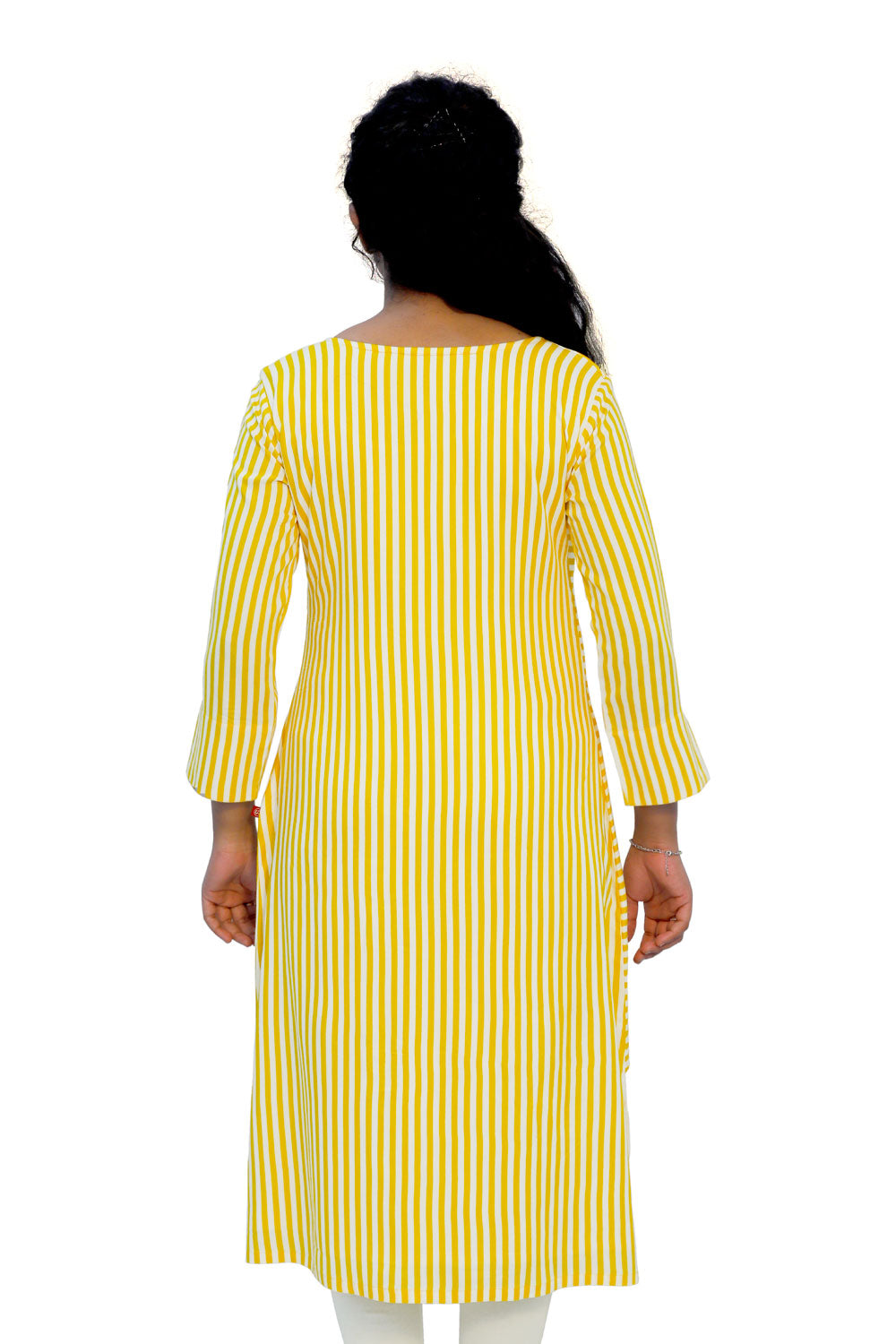 Women Striped A-line Kurta | S3W144