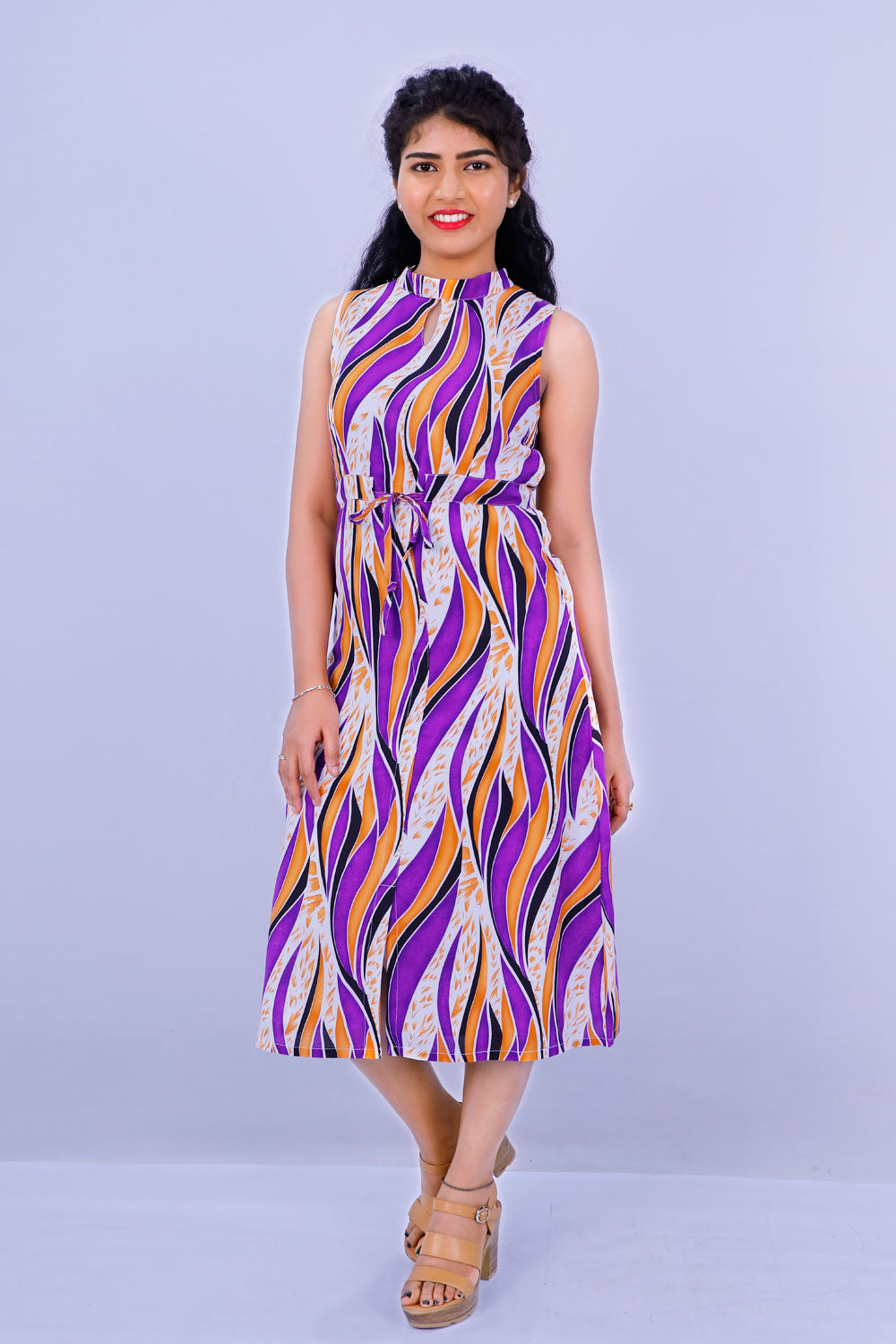 Maruti Nandan Fab Women Fit and Flare Pink Dress - Buy Maruti Nandan Fab  Women Fit and Flare Pink Dress Online at Best Prices in India | Flipkart.com