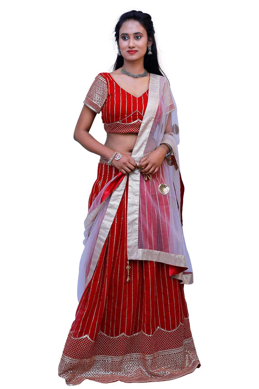Rose Gold Lehenga Set | S3SKD1153
