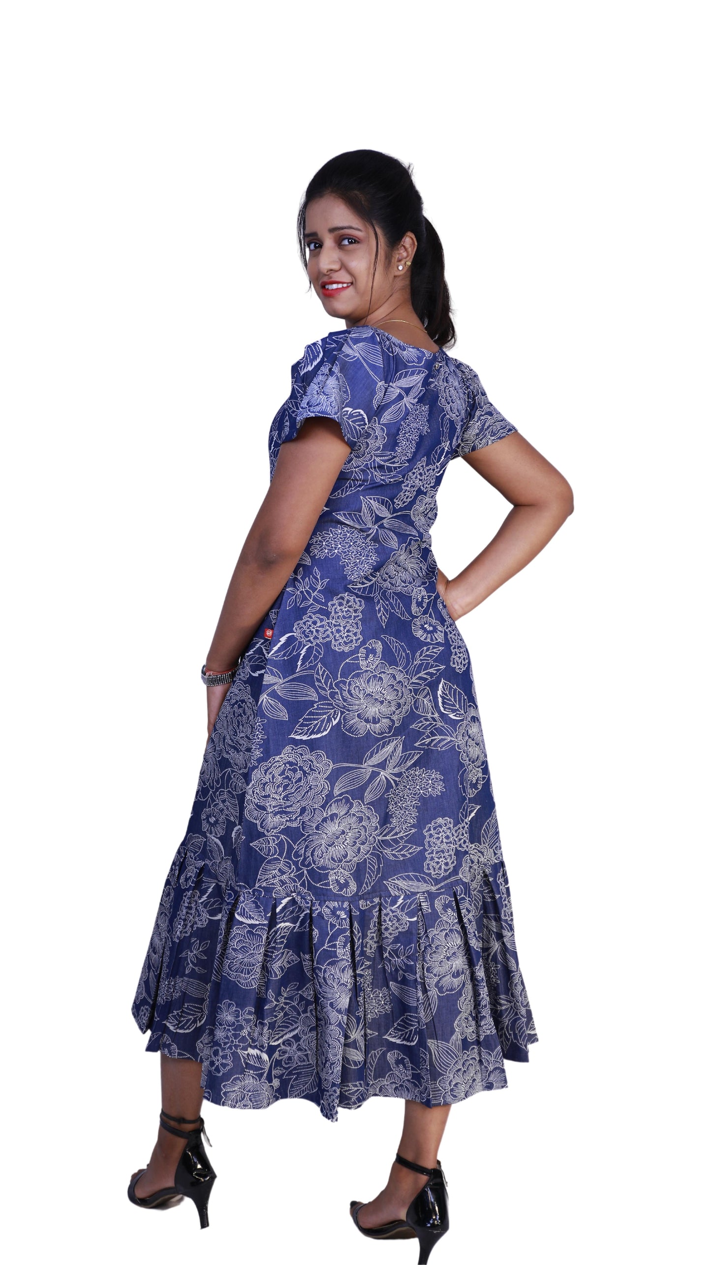 Women Denim Gown | S3D403