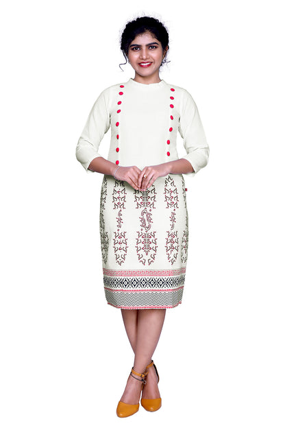 Women Bodycon White Dress | S3K761