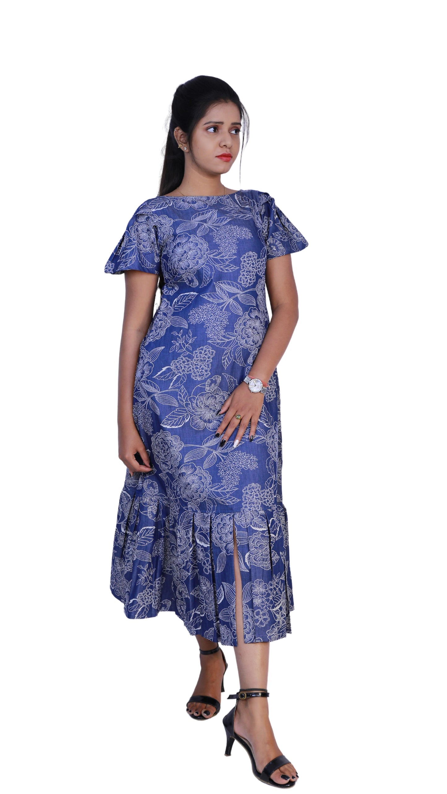 Women Denim Gown | S3D403