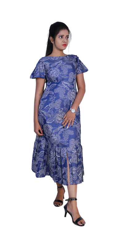 Women Denim Gown | S3D403