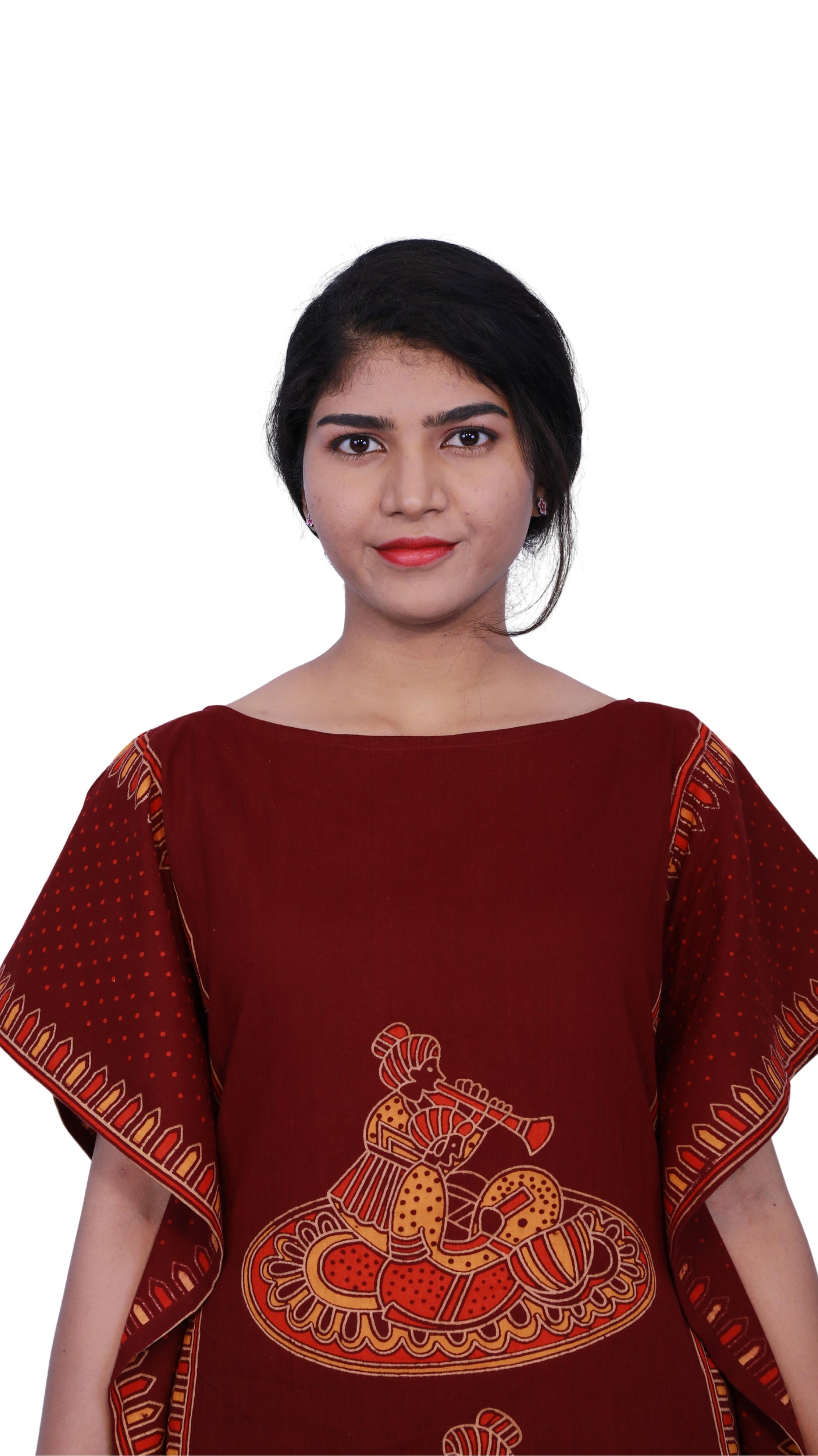 Maroon full length Kafthan | S3FK494