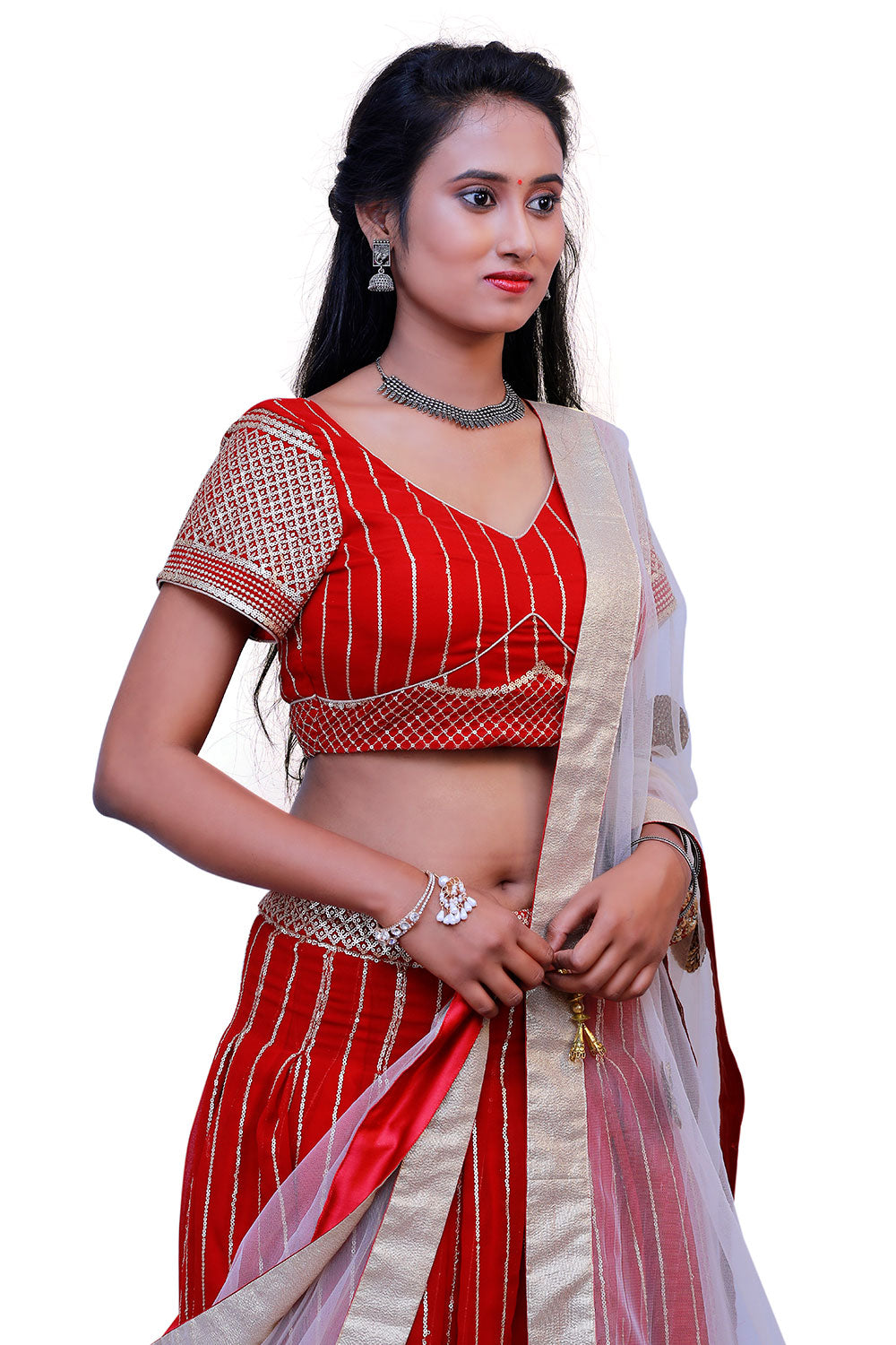 Rose Gold Lehenga Set | S3SKD1153