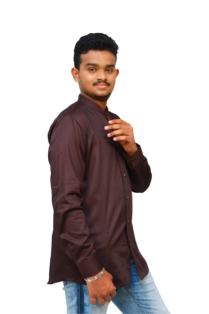 Brown Casual Shirt | S3CS772A