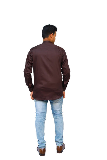 Brown Casual Shirt | S3CS772A