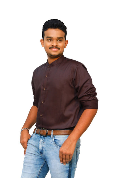 Brown Casual Shirt | S3CS772A