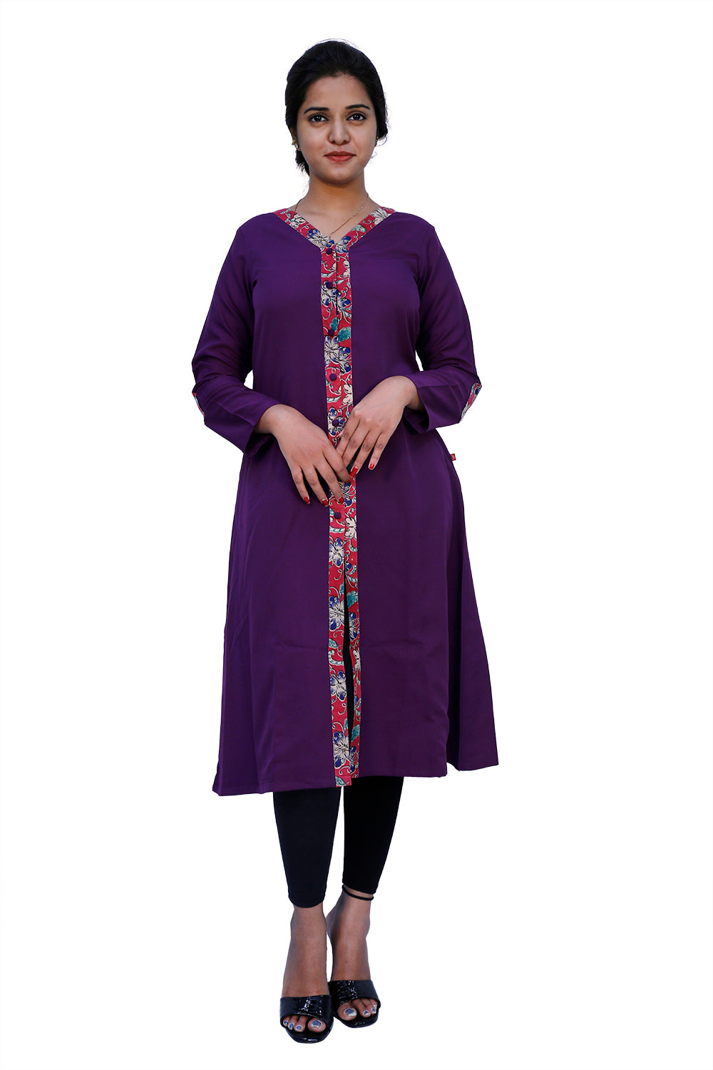 Women Solid A-line Kurta | S3K371