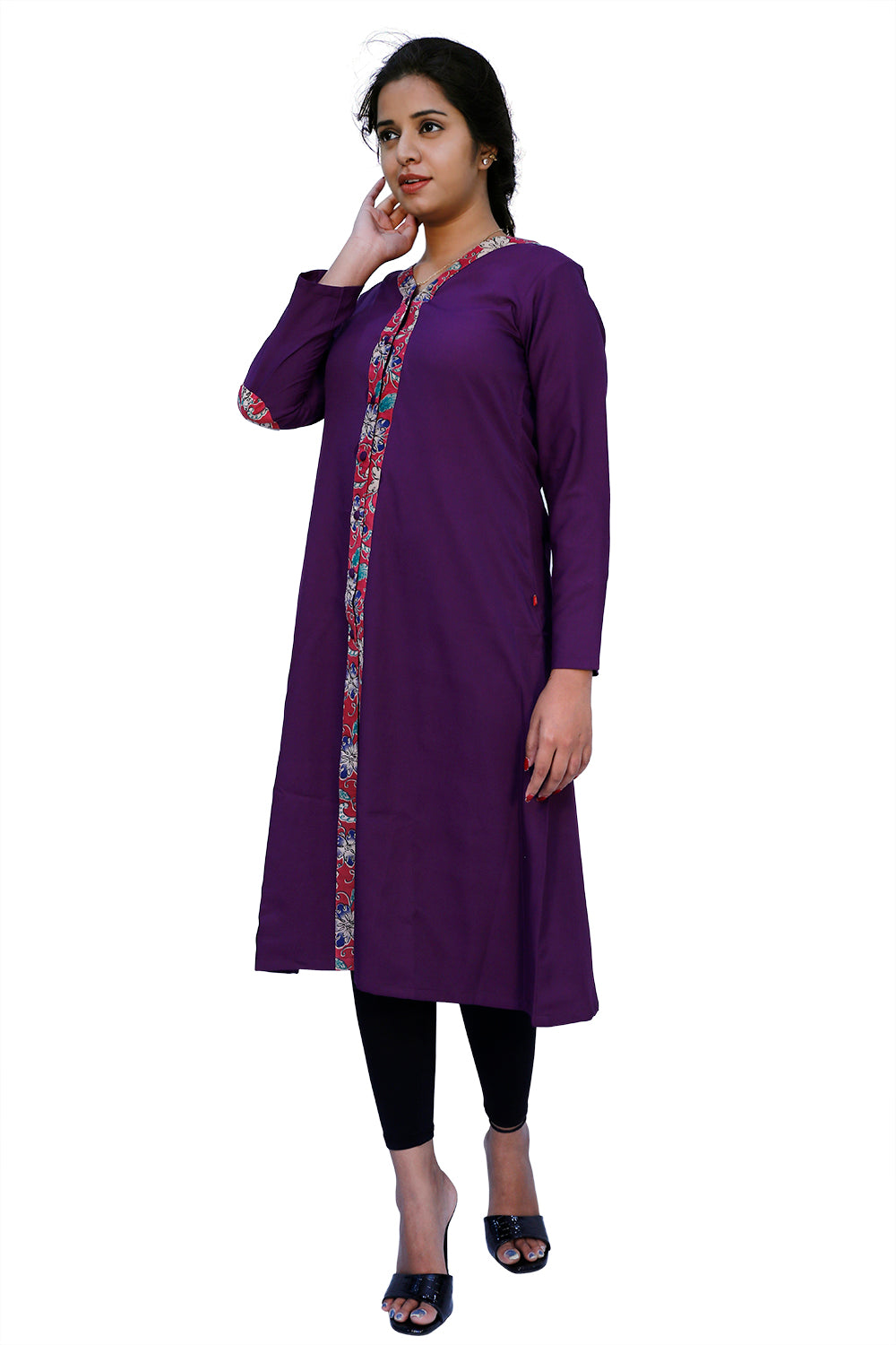Women Solid A-line Kurta | S3K371