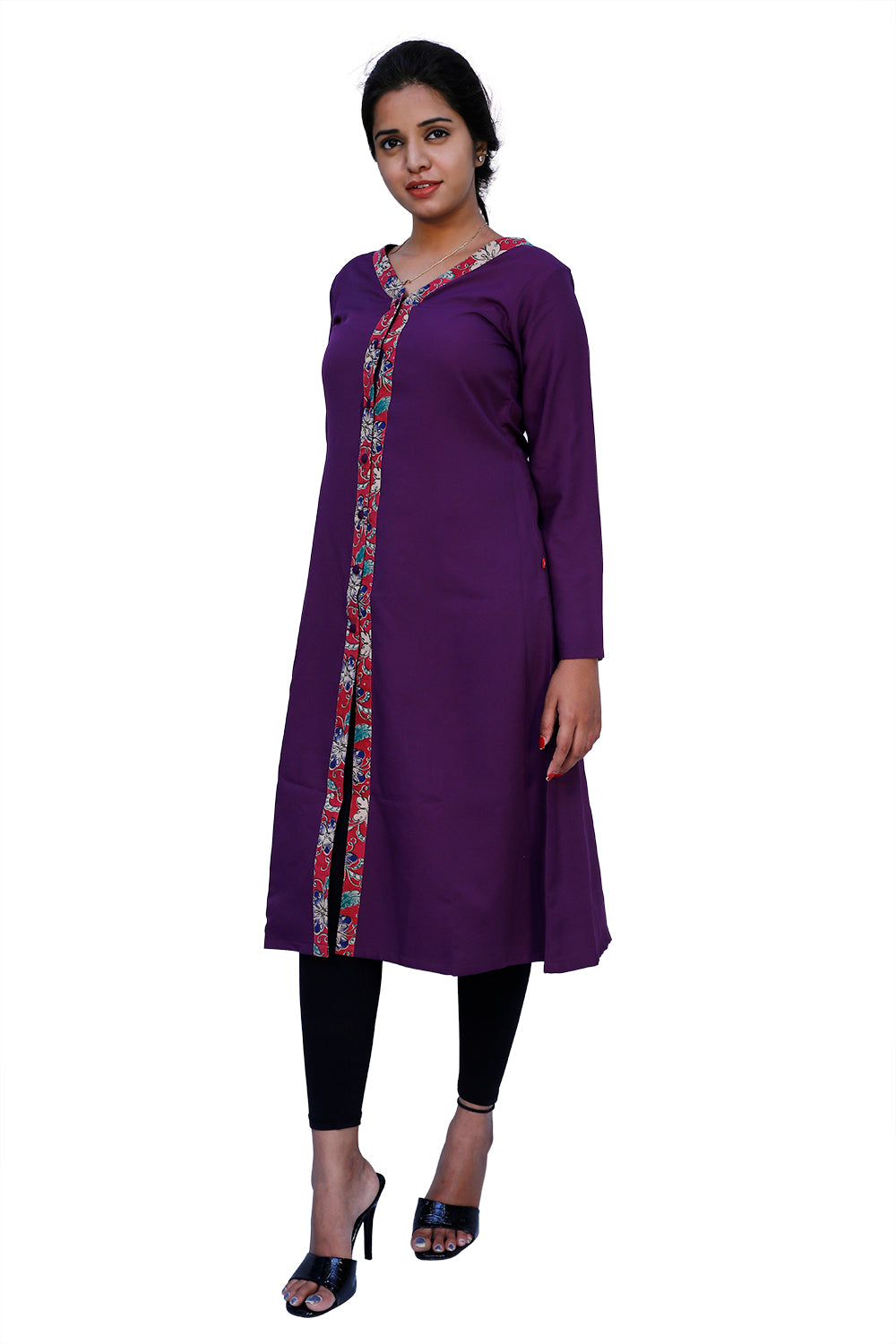 Women Solid A-line Kurta | S3K371