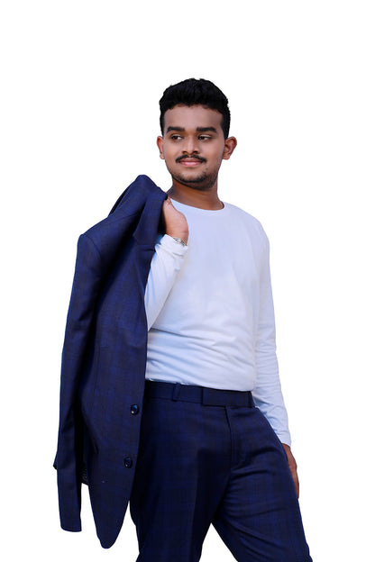 Men's Navy Blue Blazer | S3MBR