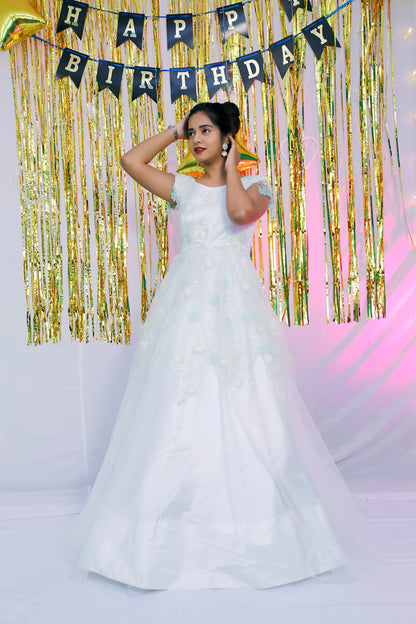 Women’s Mint Green Wedding Gown | S3G867