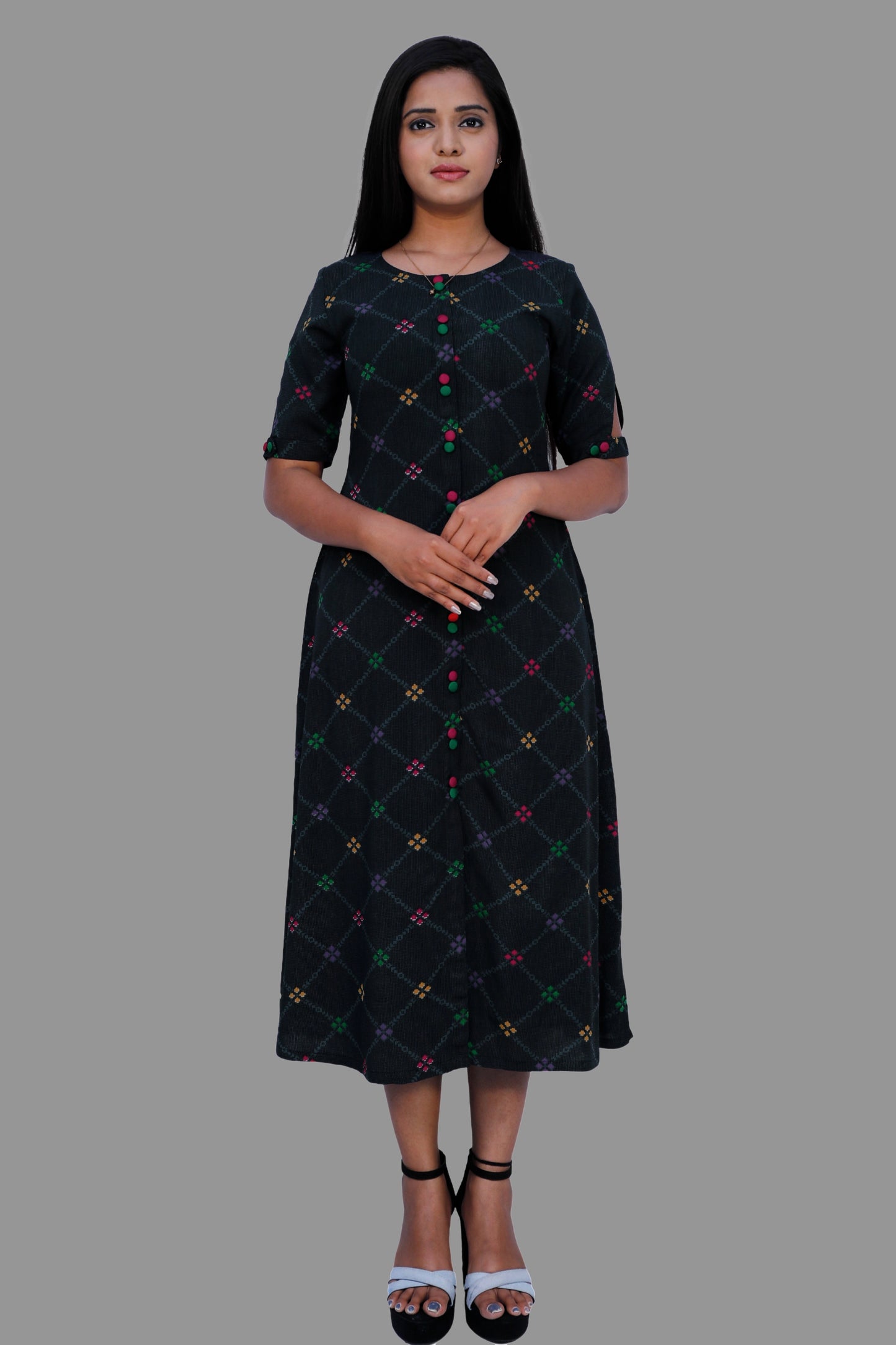 Women Printed A-line Kurta | S3K519