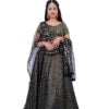 Black Sequence Lehenga | S3BLS195