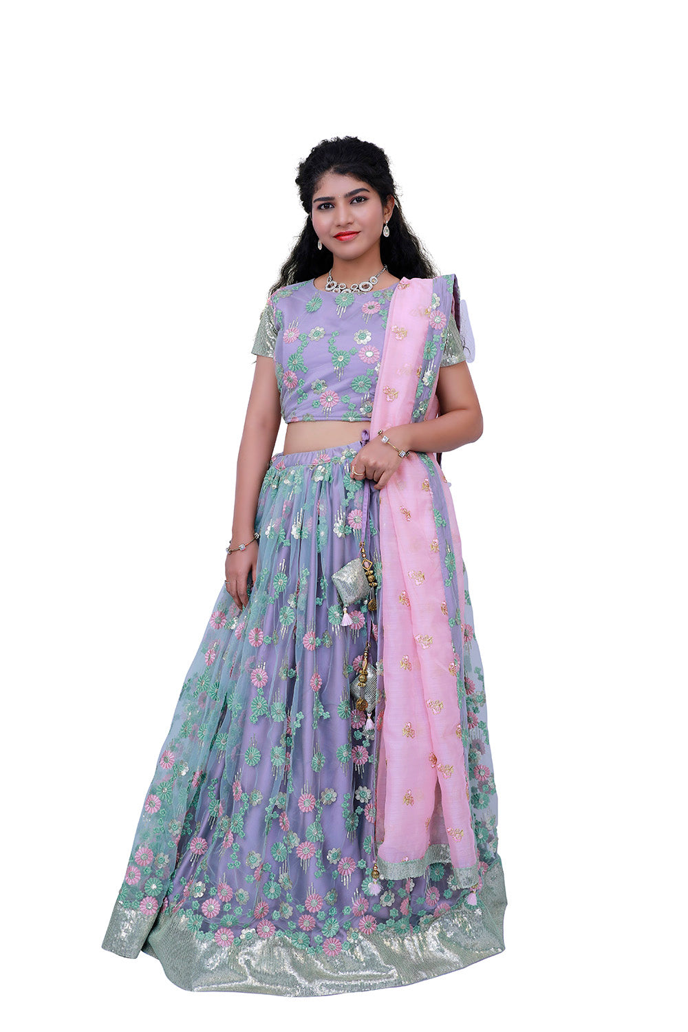Multi-Color Lehenga Choli Set | S3G191