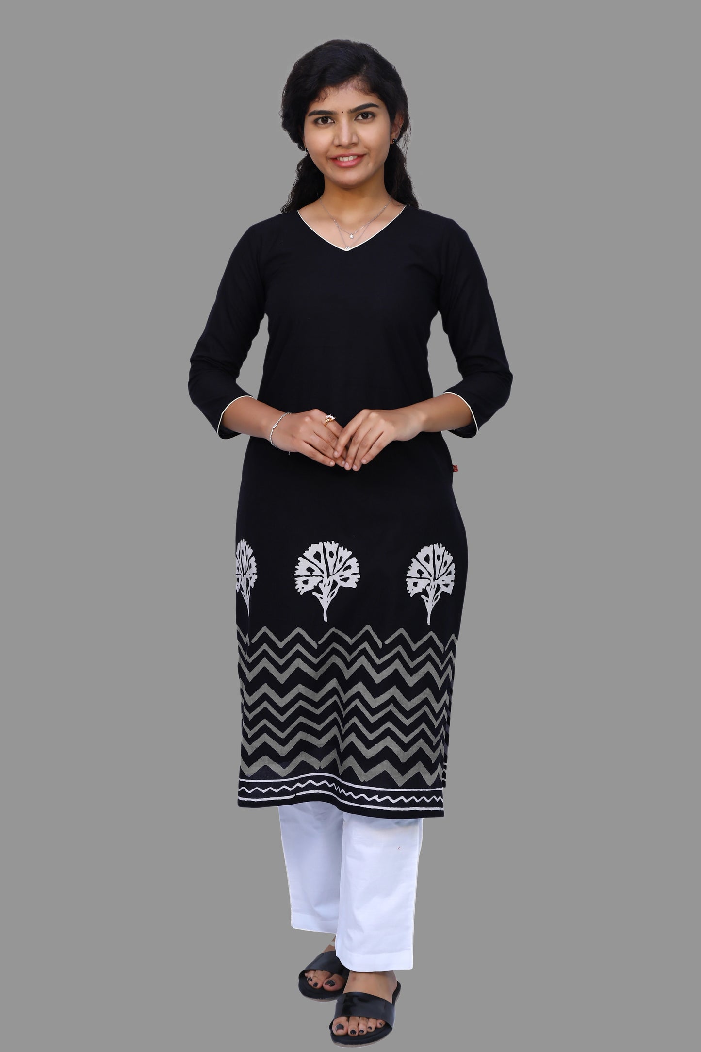 Women Printed Straight Kurta