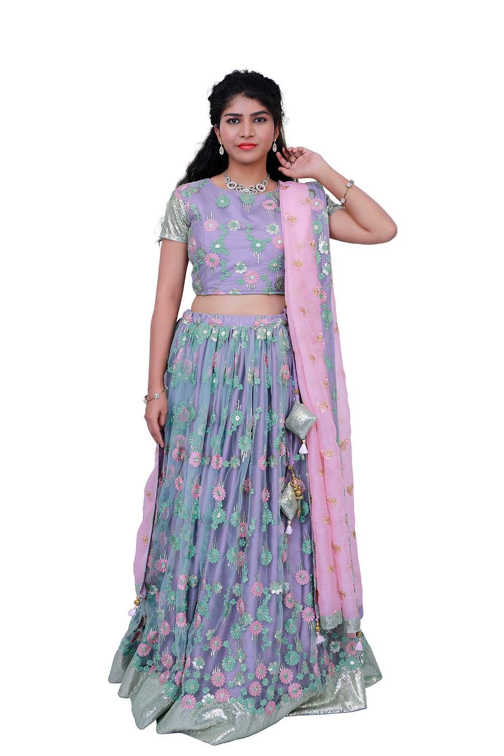 Multi-Color Lehenga Choli Set | S3G191