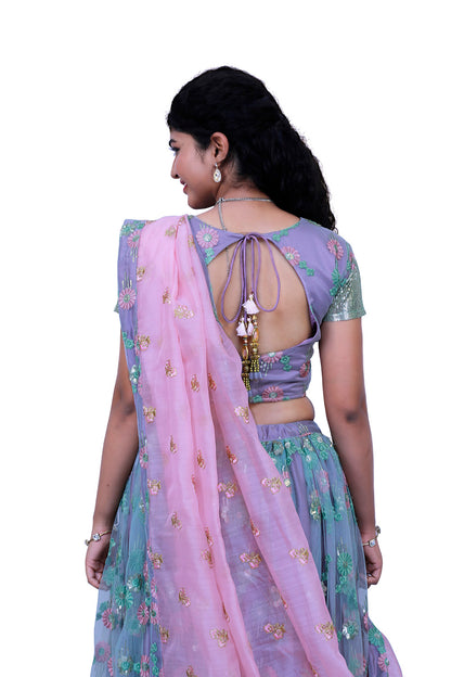 Multi-Color Lehenga Choli Set | S3G191