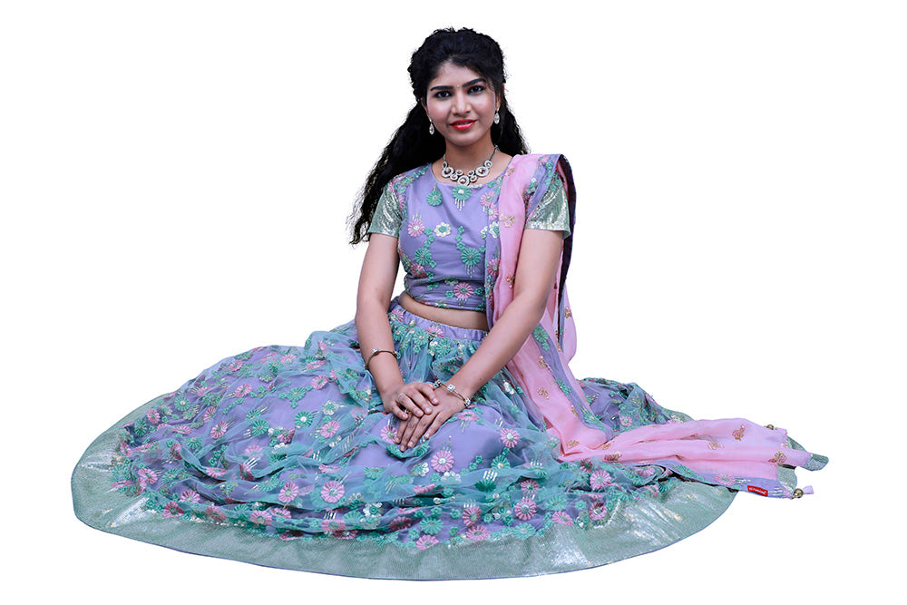 Multi-Color Lehenga Choli Set | S3G191